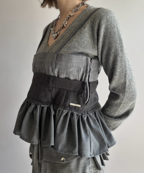 【Chinatsu Aoyama】 Suit Bustier /  2601022-035