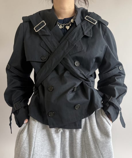 【RE;CIRCLE】 RE Trench Short Coat  / 261019-002