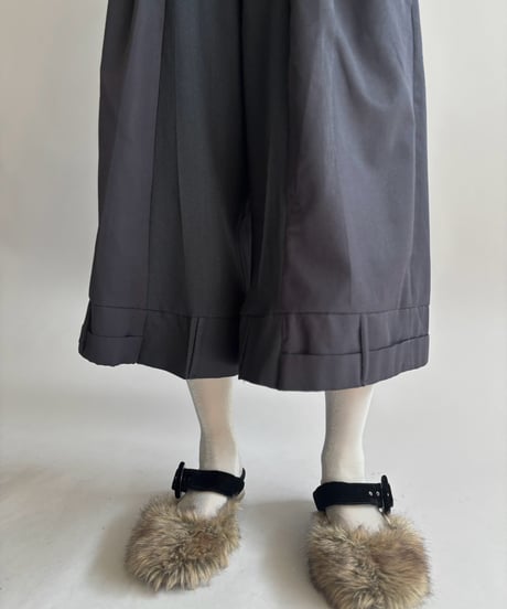 【Chinatsu Aoyama】 Suit Docking Wide Pants  /  2601022-005