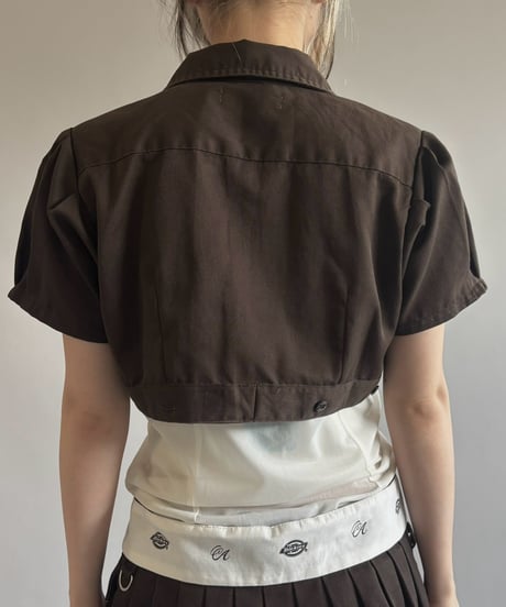 【Chinatsu Aoyama】 RE Makers Shirt Brown / 260813-024