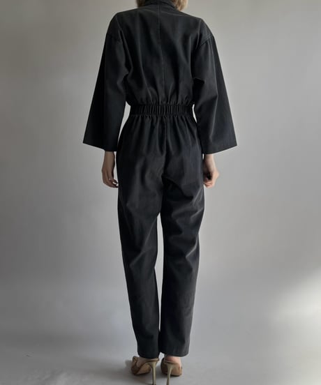 【USED】 Two-Tuck Cotton Jump Suit / 261024-011