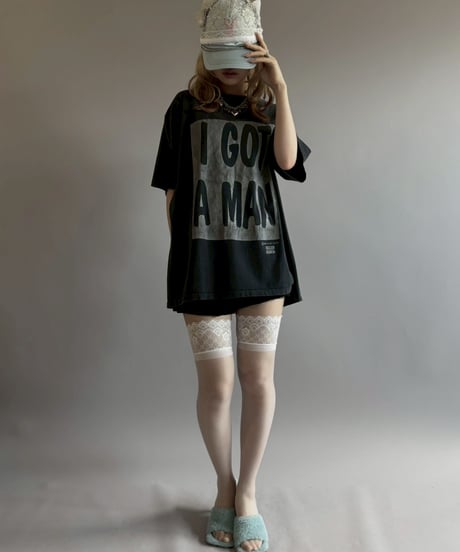 【USED】 Made in USA 90's I GOT A MAN T-Shirt/ 260711-023