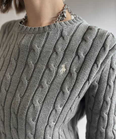 【USED】 Polo Ralph Lauren Cotton Knit / 261017-024