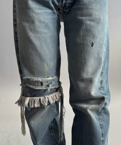 【USED】 80's Levi's Crash Selvage Denim Pants / 261017-025