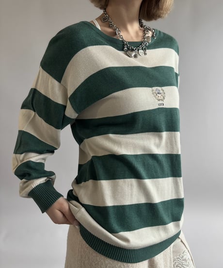 【USED】 Made in Italy Border Knit / 261031-018