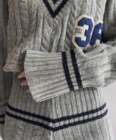【RE;CIRCLE】 RE Tilden Knit Set-up  /261019-031