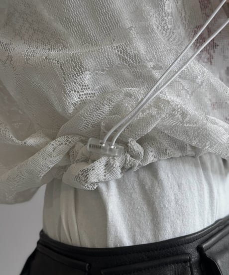 【RE;CIRCLE】RE Lace Hooded Jacket / 260824-002