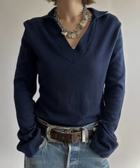 【USED】 Lauren Ralph Lauren Skipper V-Neck Knit  / 261017-021