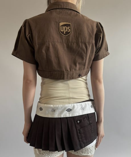 【Chinatsu Aoyama】 RE Makers Shirt Brown / 260813-026