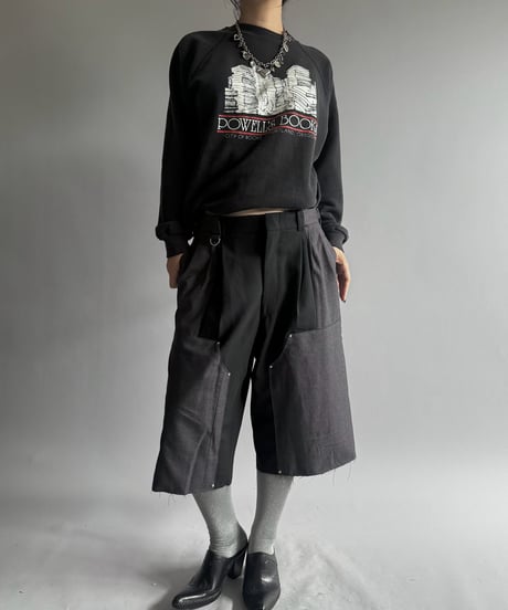 【Chinatsu Aoyama】 Re Suit Double Knee Shorts / 260921-002