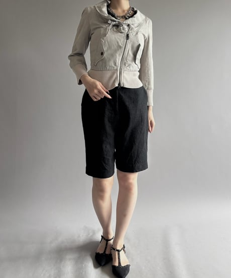 【USED】 ARMANI EXCHANGE Cotton  Linen  Blouson   / 261010-011