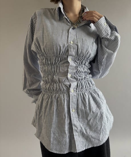 【RE;CIRCLE】 RE Shirring Shirt / 261008-002