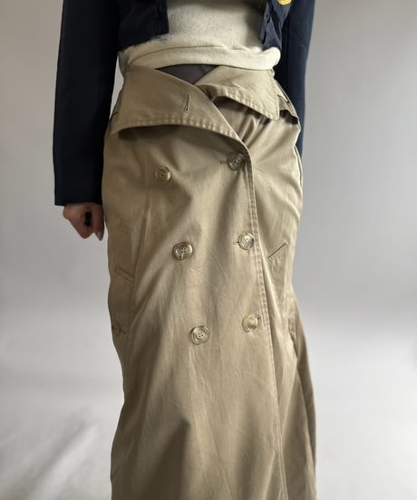 【RE;CIRCLE】 RE Trench Long Skirt  /261015-018