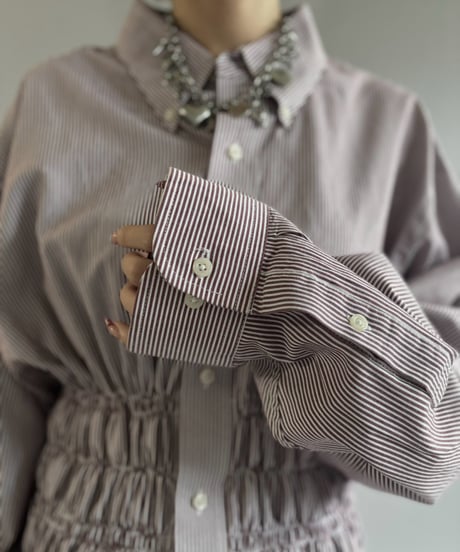 【RE;CIRCLE】 RE Shirring Shirt / 261008-003