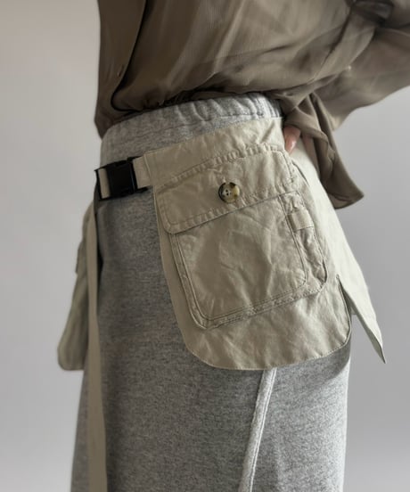 【RE;CIRCLE】  RE Fishing Vest Belt Bag / 260810-004