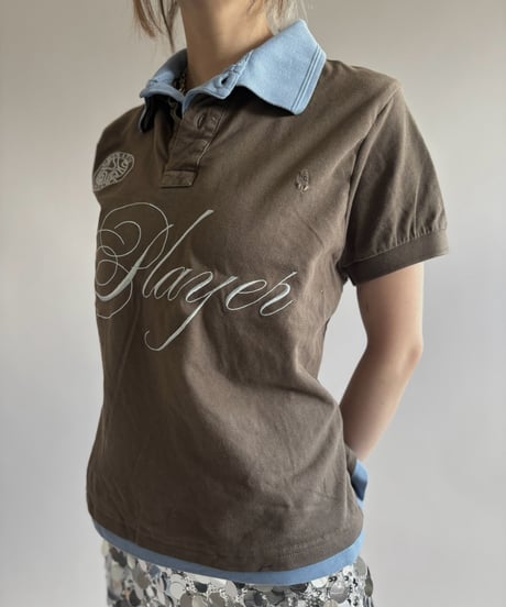 【Chinatsu Aoyama】 RE Player Polo Shirt / 260827-035
