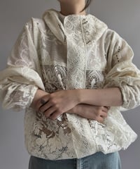 【RE;CIRCLE】RE Lace Hooded Jacket / 260824-009