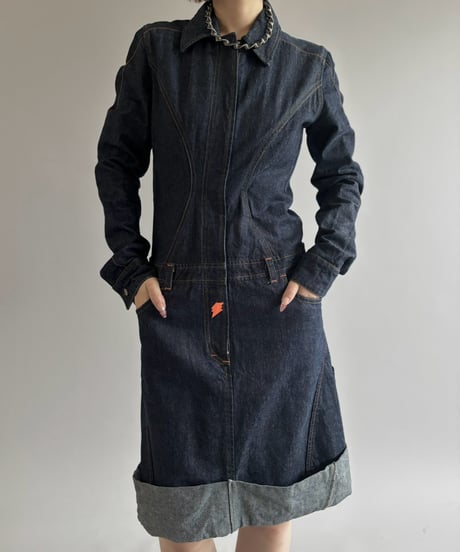 【USED】 W&LT Design Denim One-Piece / 261003-022