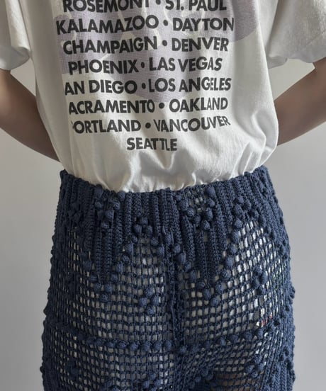 【RE;CIRCLE】  RE Crochet Tiered Pants/ 260810-040