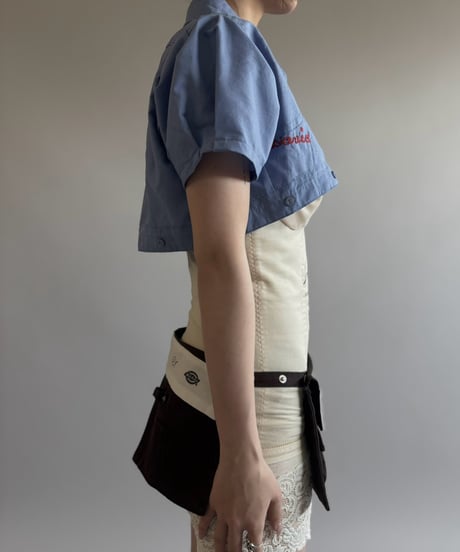 【Chinatsu Aoyama】 RE Makers Shirt Blue / 260813-033