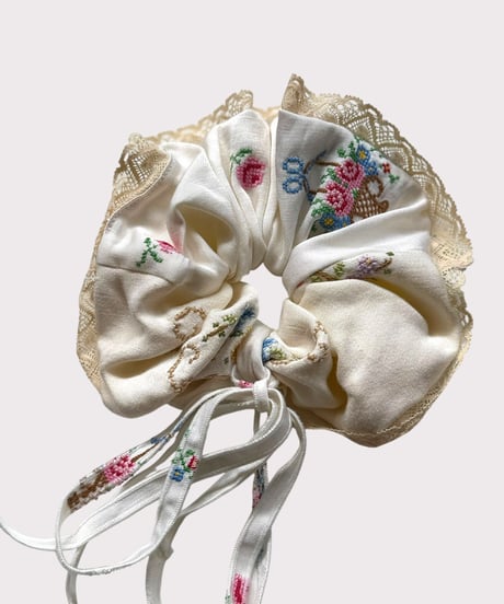 【Chinatsu Aoyama】 RE The Home Makers Scrunchie / 260820-075