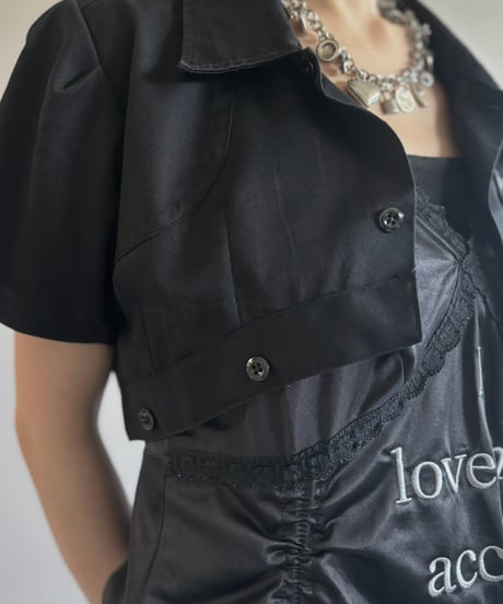 【Chinatsu Aoyama】 RE Makers Shirt Black / 260813-040