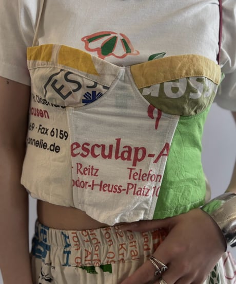【RE;CIRCLE】  RE Eco Bag Corset Bra / 260810-019