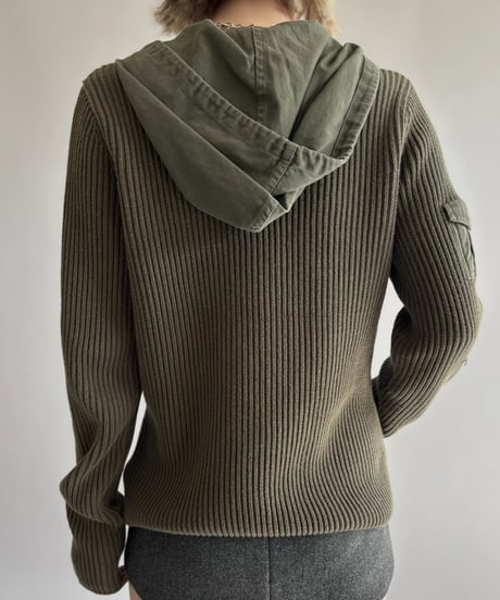 【USED】 Lauren Ralph Lauren Knit Zip Parka / 261017-010