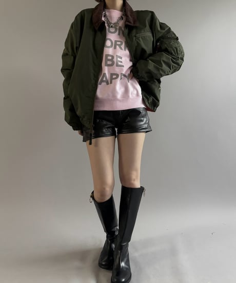 【RE;CIRCLE】 RE Corduroy Collar MA-1 Jacket / 261008-013