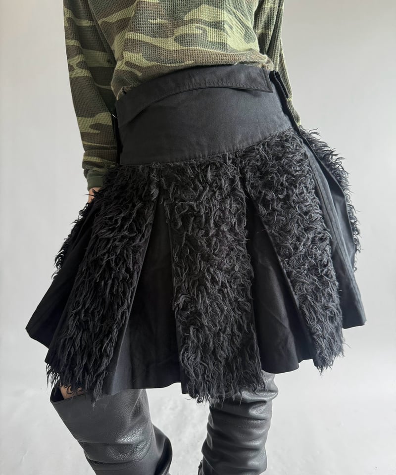 スカート ISSEY MIYAKE USED】 ISSEI MIYAKE Mohair Skirt / 260912-004 |