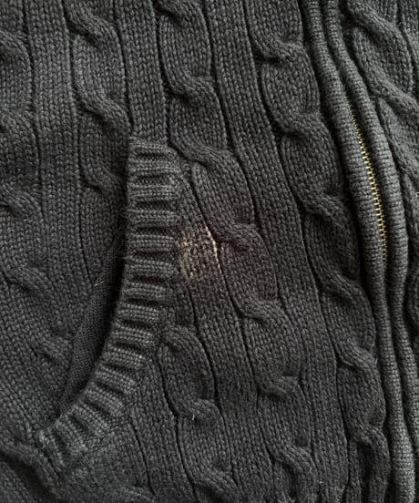 【USED】 Ralph Lauren Sport Knit Zip Parka / 261017-011