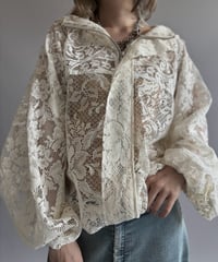 【RE;CIRCLE】RE Lace Hooded Jacket / 260824-010