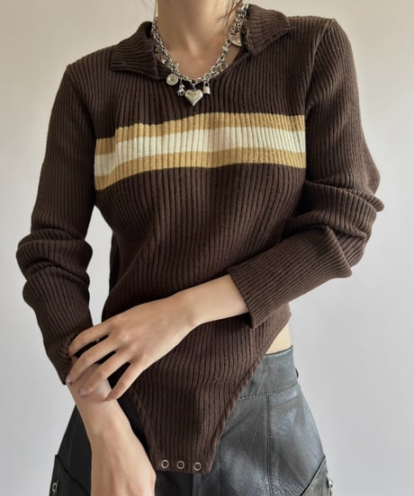 【RE;CIRCLE】 RE Rib Knit Leotard Top /261001-023