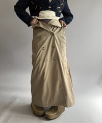 【RE;CIRCLE】 RE Trench Long Skirt  /261015-018