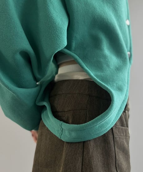 【RE;CIRCLE】 RE Deformed Sweat Cardigan / 261008-011