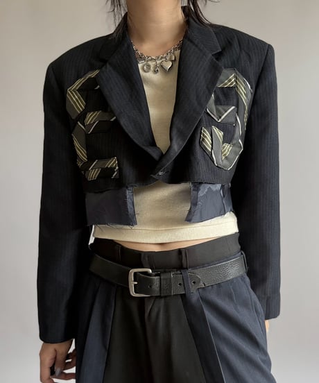【RE;CIRCLE】 RE Numbering Tie Blazer  / 261019-007
