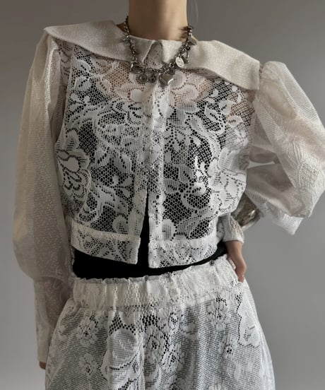 【RE;CIRCLE】RE Crochet  Blouse / 260709-005