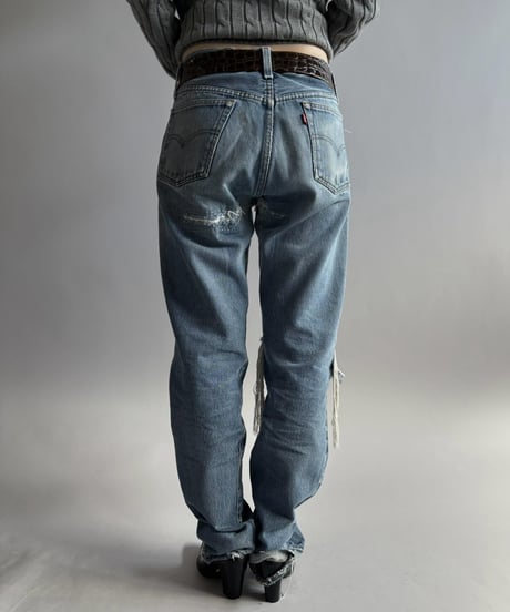 【USED】 80's Levi's Crash Selvage Denim Pants / 261017-025