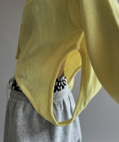 【RE;CIRCLE】 RE Deformed Acrylic Cardigan / 261005-005