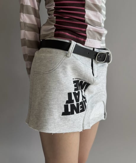 【Chinatsu Aoyama】 Sweat Skirt  /  2601022-007