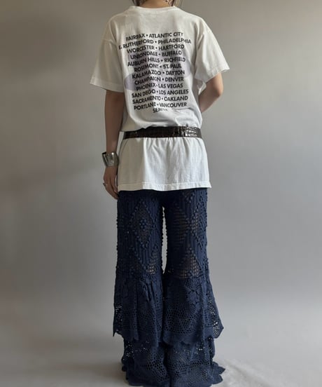 【RE;CIRCLE】  RE Crochet Tiered Pants/ 260810-040