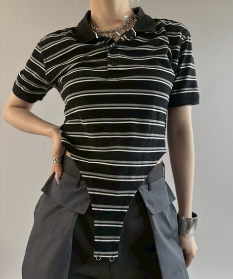 【RE;CIRCLE】RE Leotard Polo Shirt / 260713-017