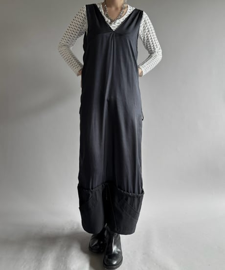 【USED】 Switching Silk N/S Jump Suit / 260926-026