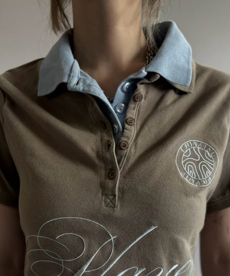 【Chinatsu Aoyama】 RE Player Polo Shirt / 260827-037