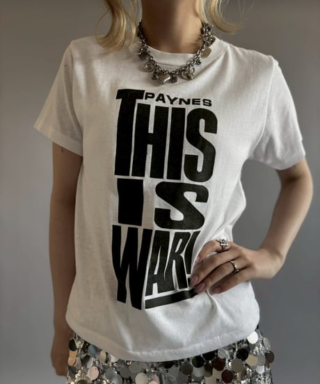 【USED】 Made in USA 90's This is War T-Shirt/ 260711-016