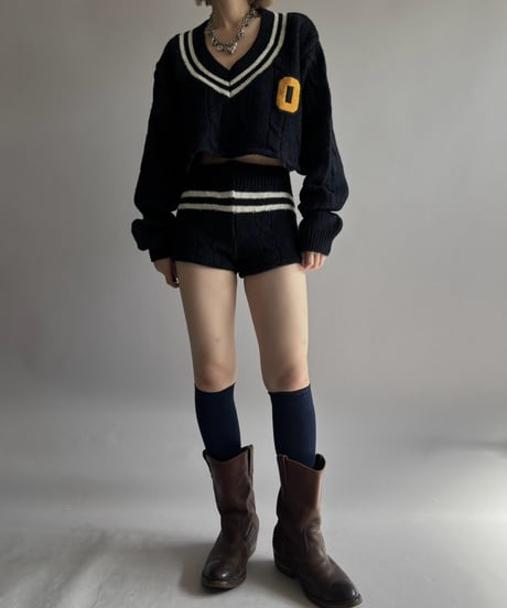 【RE;CIRCLE】 RE Tilden Knit Set-up  /261019-032