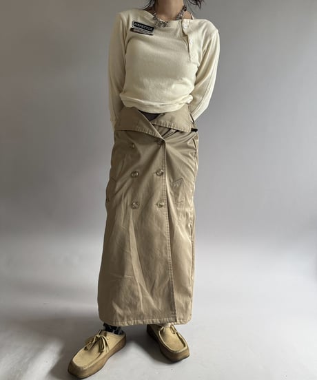 【RE;CIRCLE】 RE Under Wear Boat Neck Shirt  / 261019-015