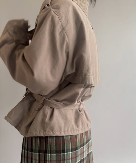 【RE;CIRCLE】 RE Trench Short Coat  / 261019-021