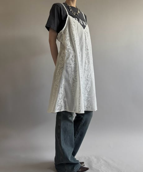 【RE;CIRCLE】  RE Lace Camisole One-Piece Middle / 260810-033