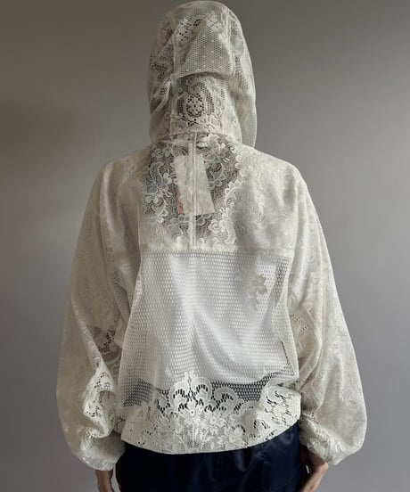 【RE;CIRCLE】RE Lace Hooded Jacket / 260824-006